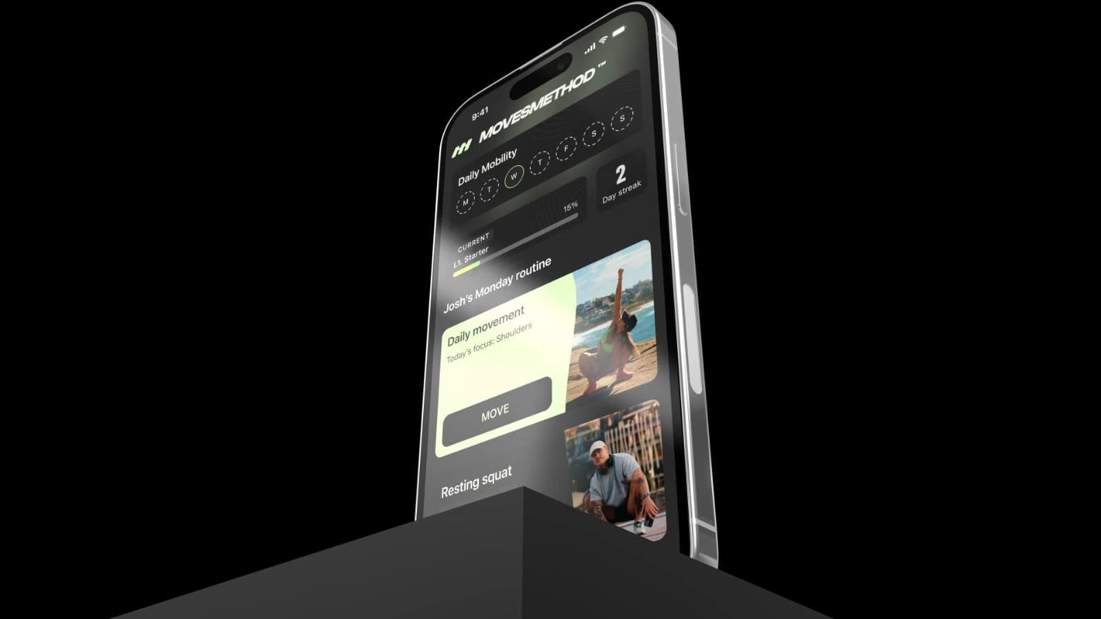 MovesMethod final iOS interface